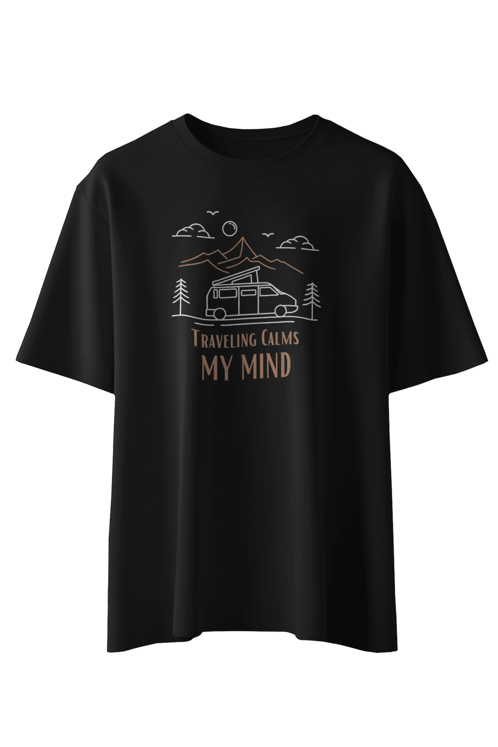 Traveling Calms My Mind T-Shirt - The Khoj Store