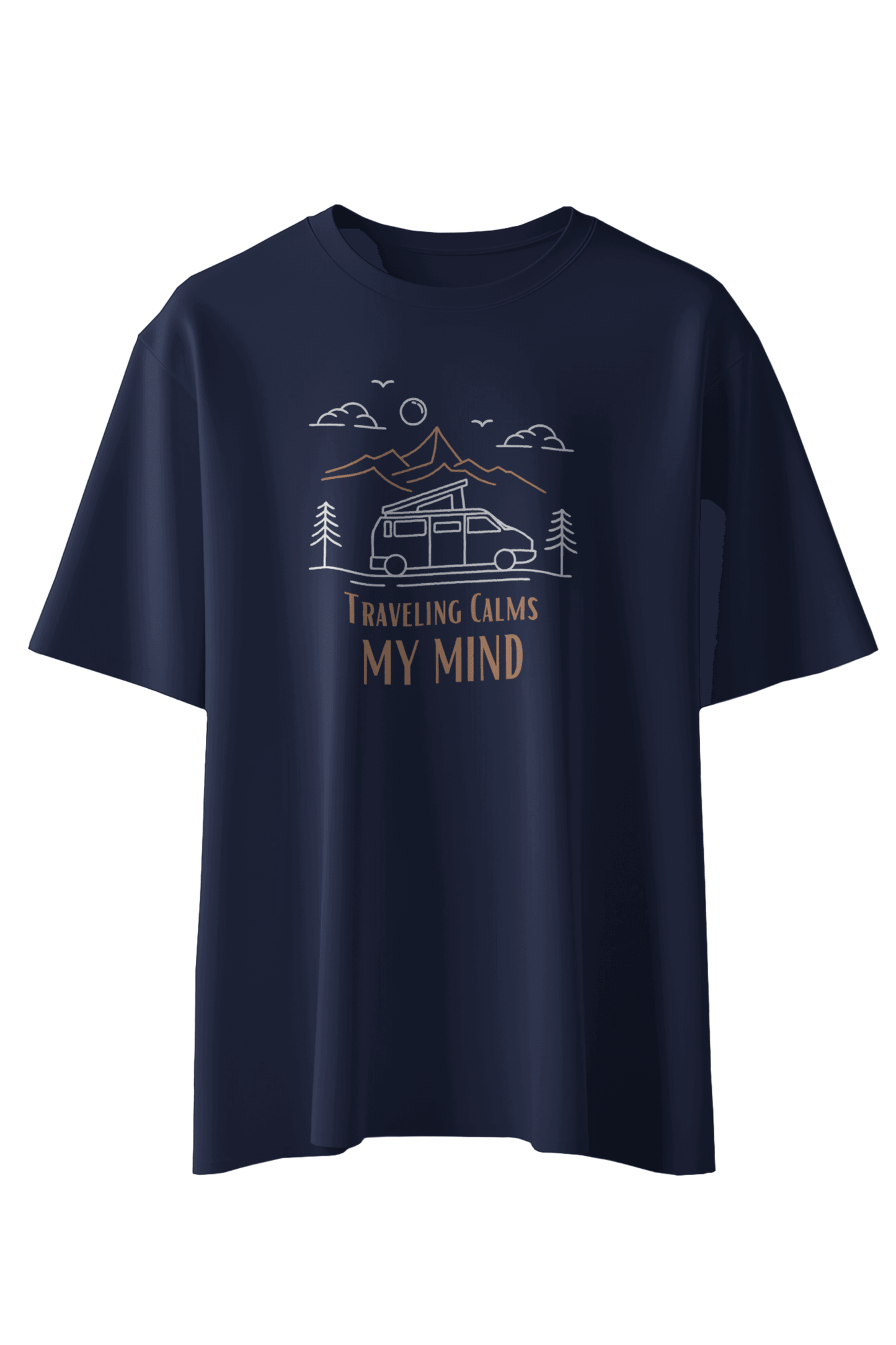 Traveling Calms My Mind T-Shirt - The Khoj Store