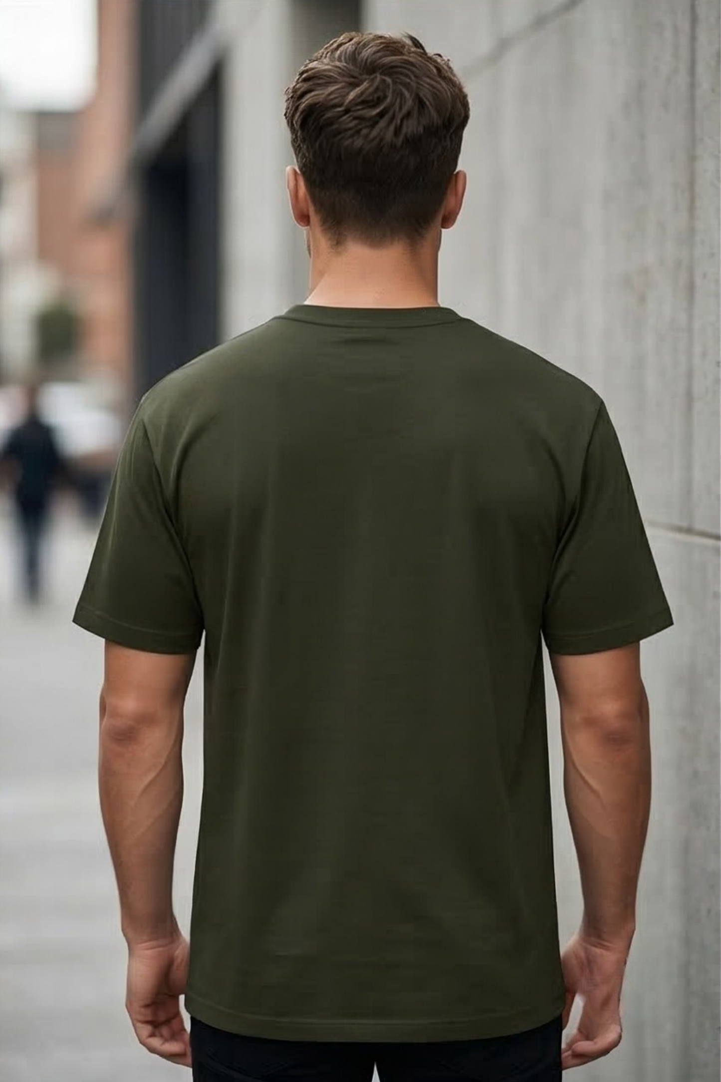 Verdant Trail Olive Green T-Shirt