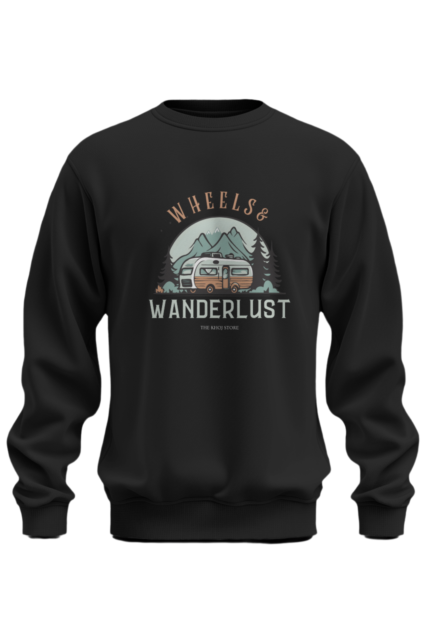 Wheels & Wanderlust Sweatshirt - The Khoj Store