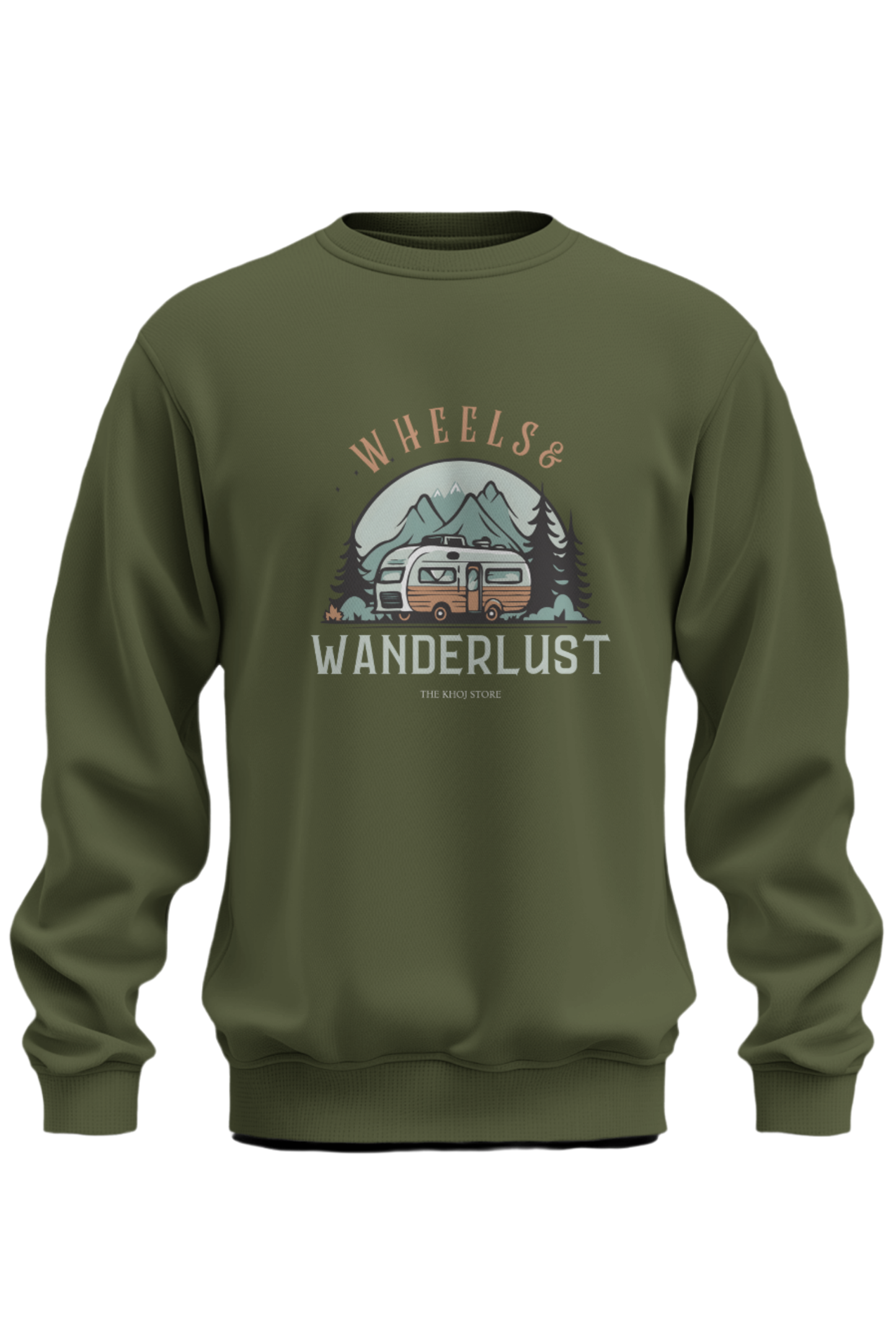 Wheels & Wanderlust Sweatshirt - The Khoj Store