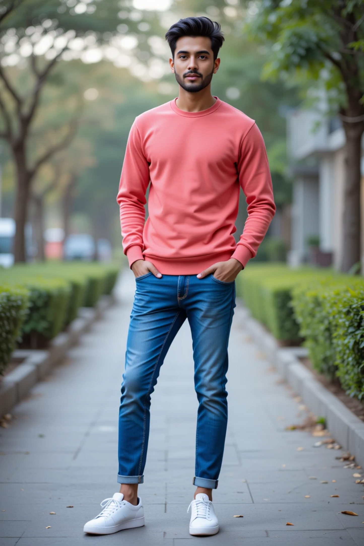 Coral Horizon Sweatshirt