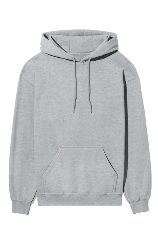 Silver Dune Grey Melange Hoodie