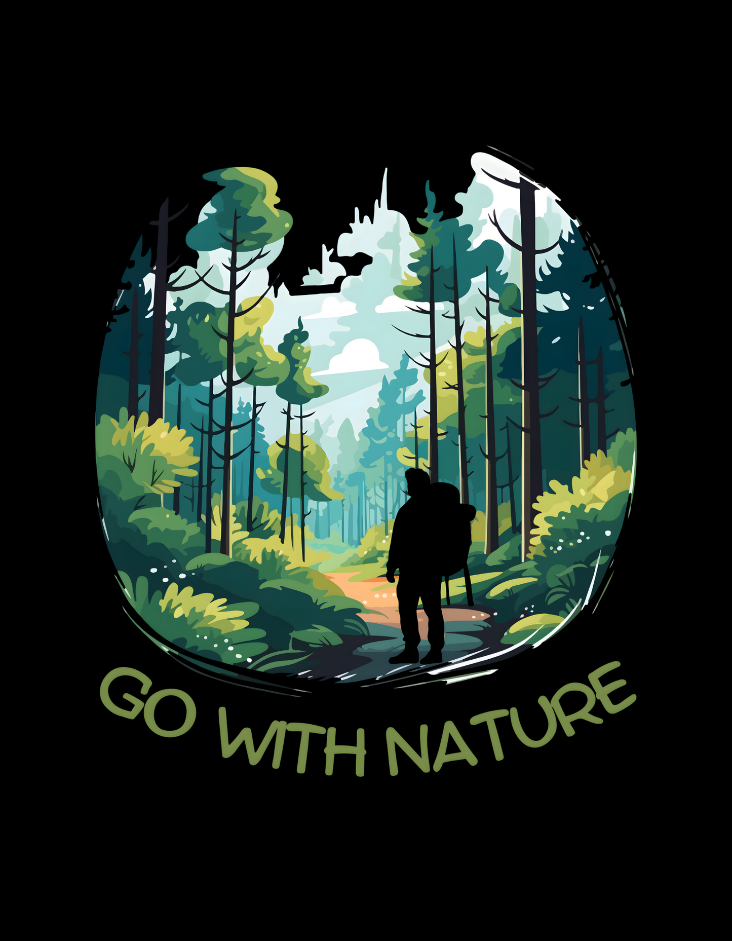 Go With Nature Sweatshirt - The Khoj Store