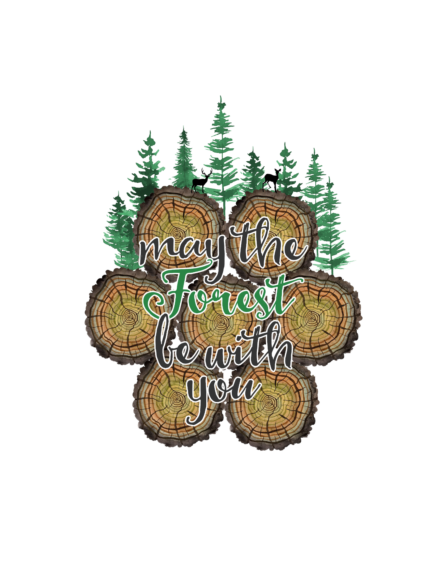 May The Forest Be With You T-Shirt - The Khoj Store