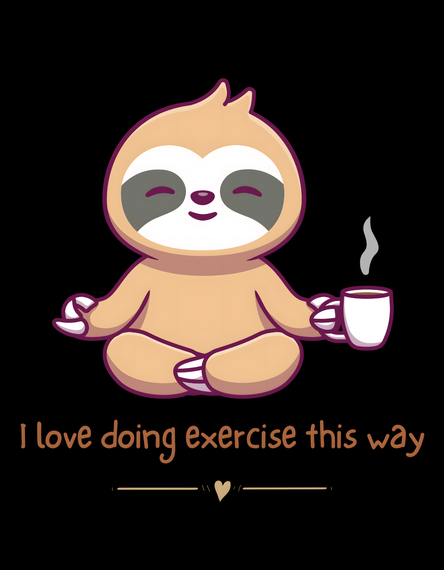 I Love Doing Exercise This Way Sweatshirt - The Khoj Store