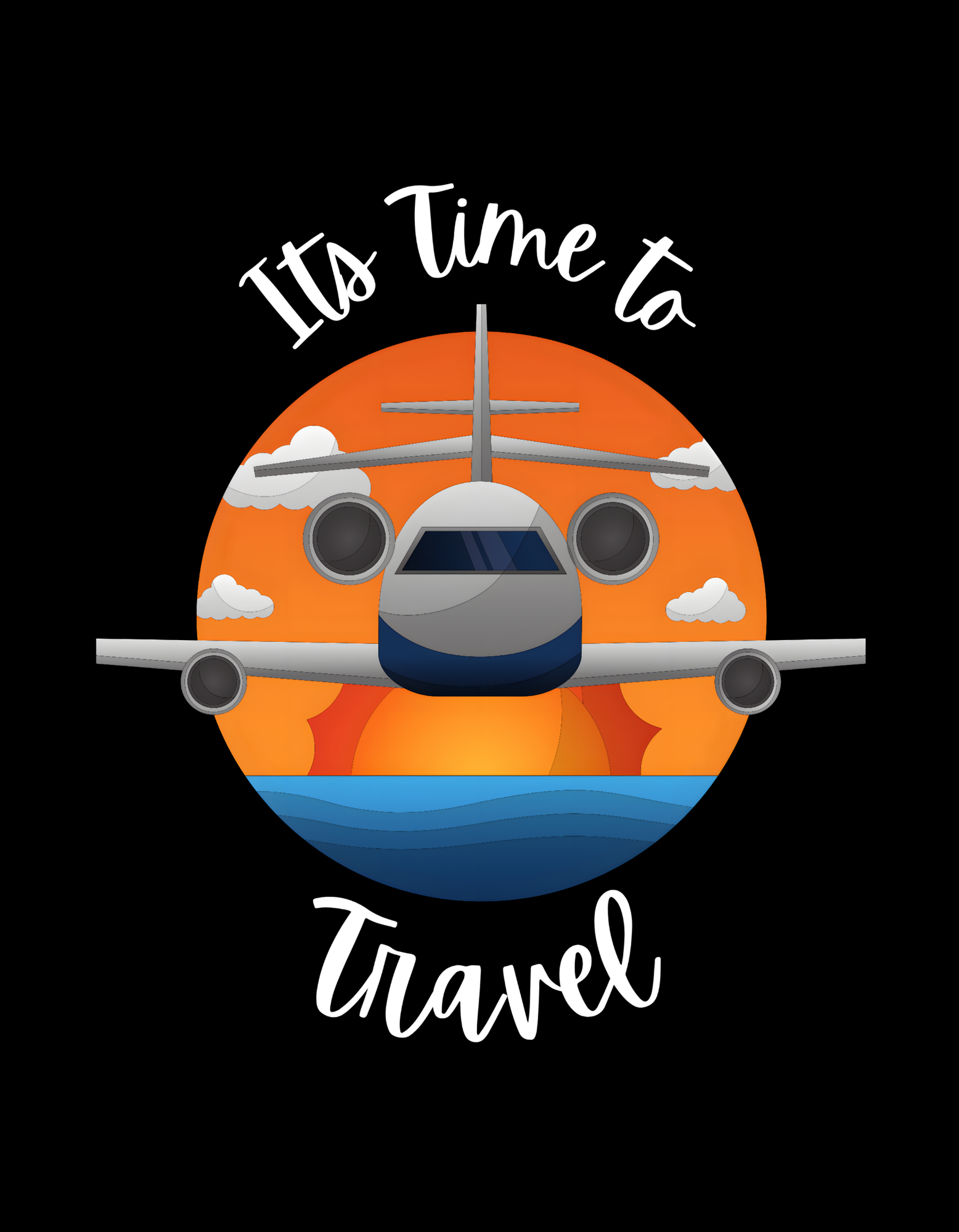 Its Time To Travel Sweatshirt - The Khoj Store