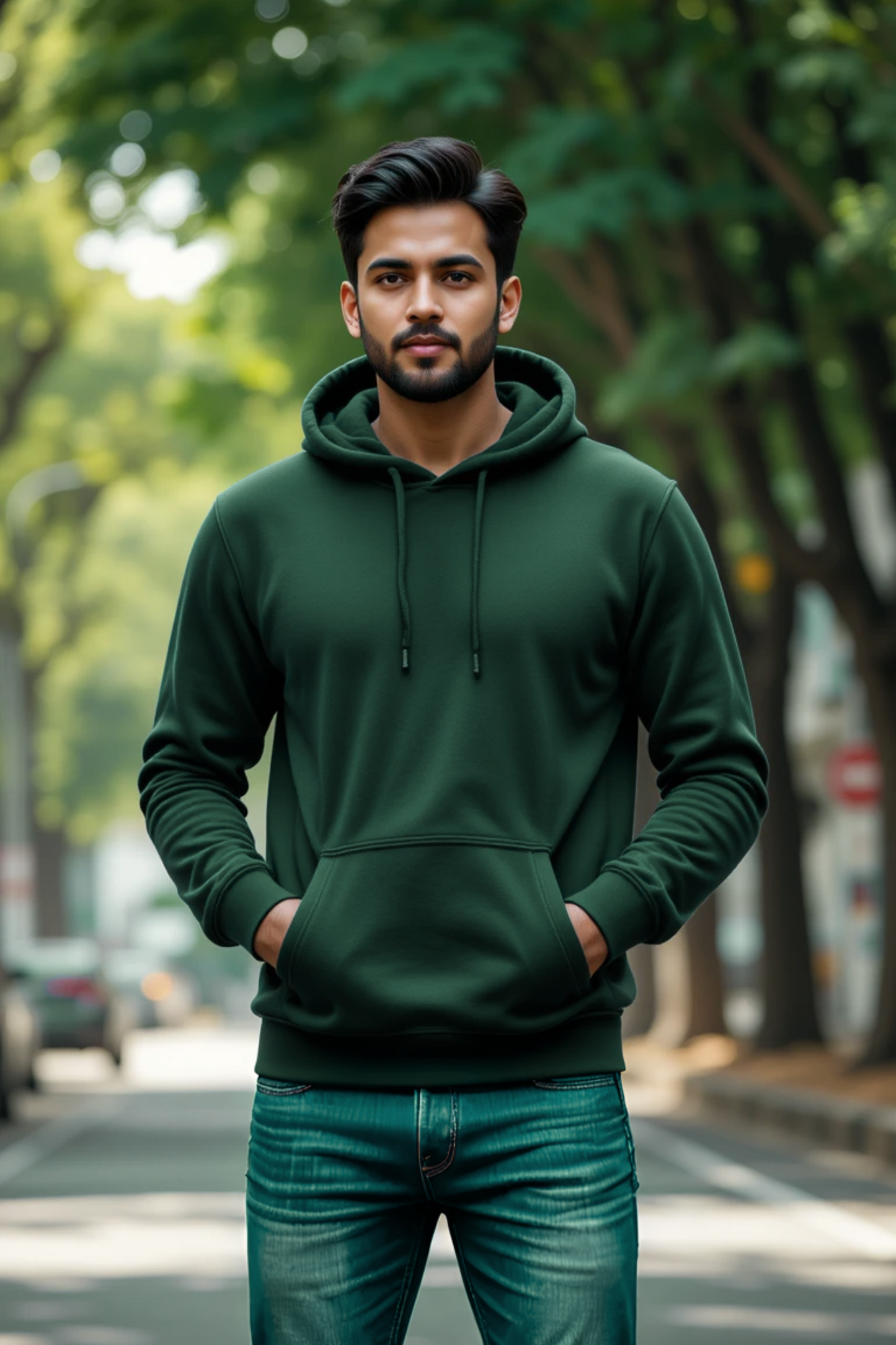 Everpine Bottle Green Hoodie