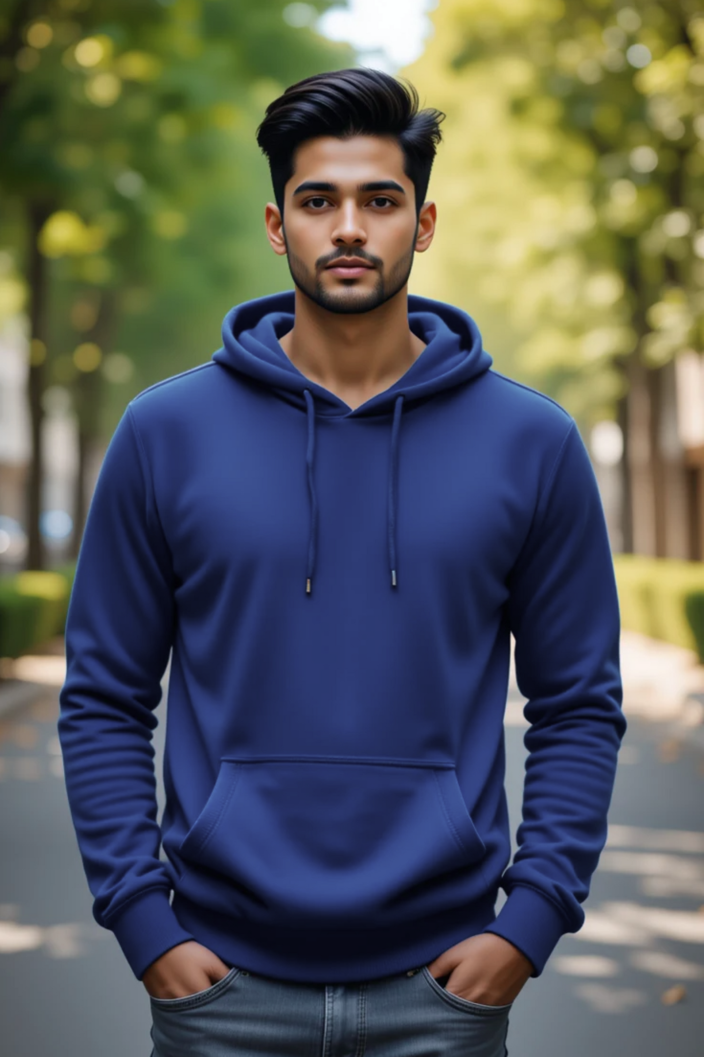 Azure Crest Royal Blue Hoodie