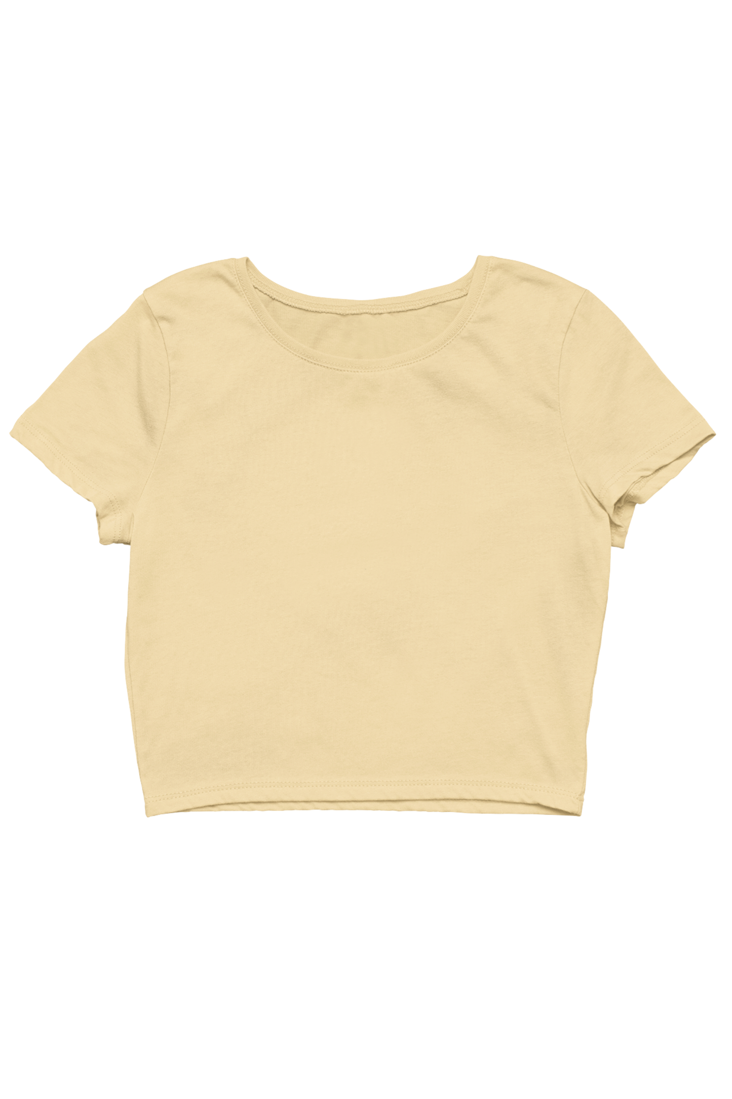 Sandy Beige Crop Top
