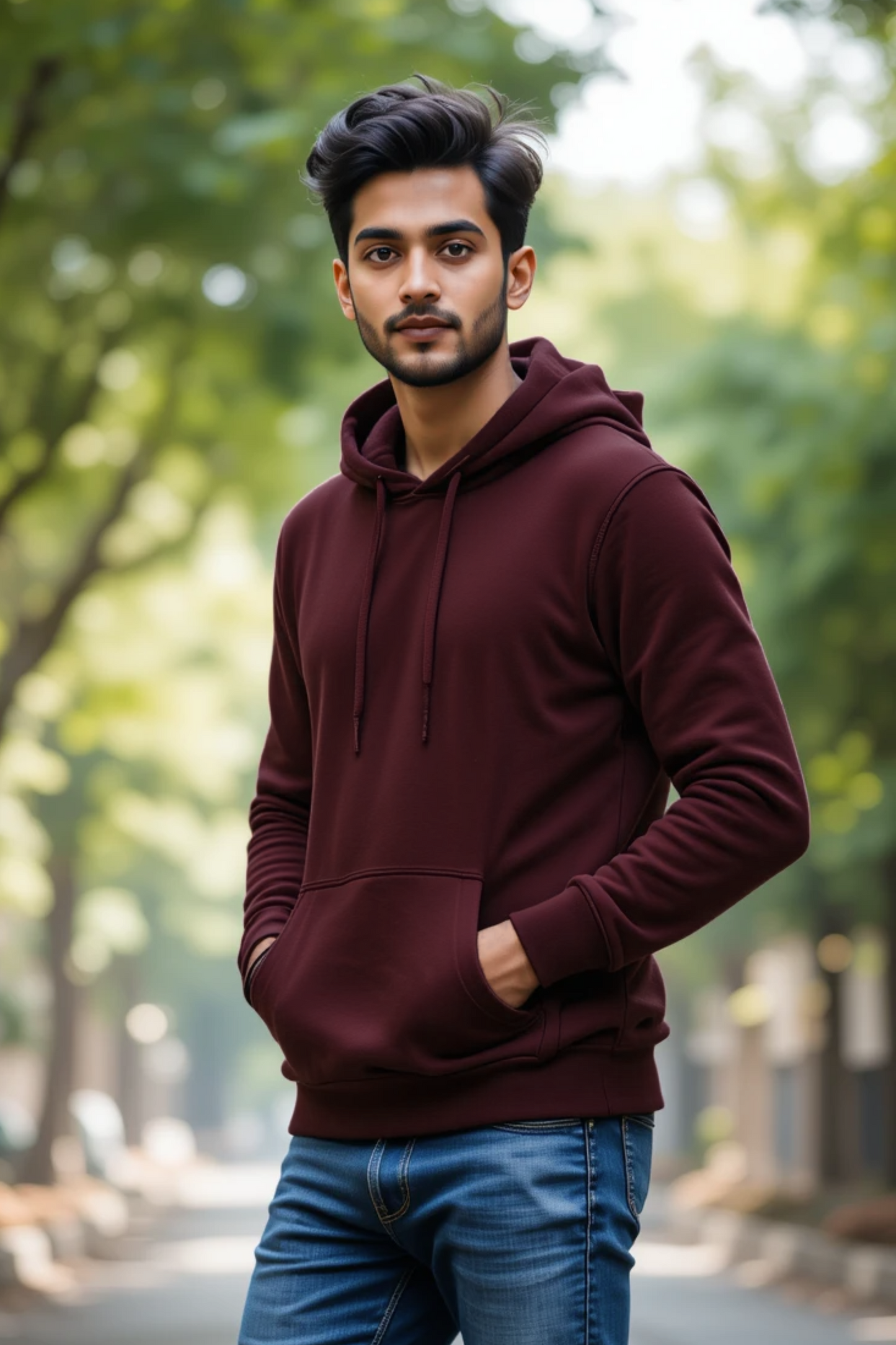 Crimson Oak Maroon Hoodie
