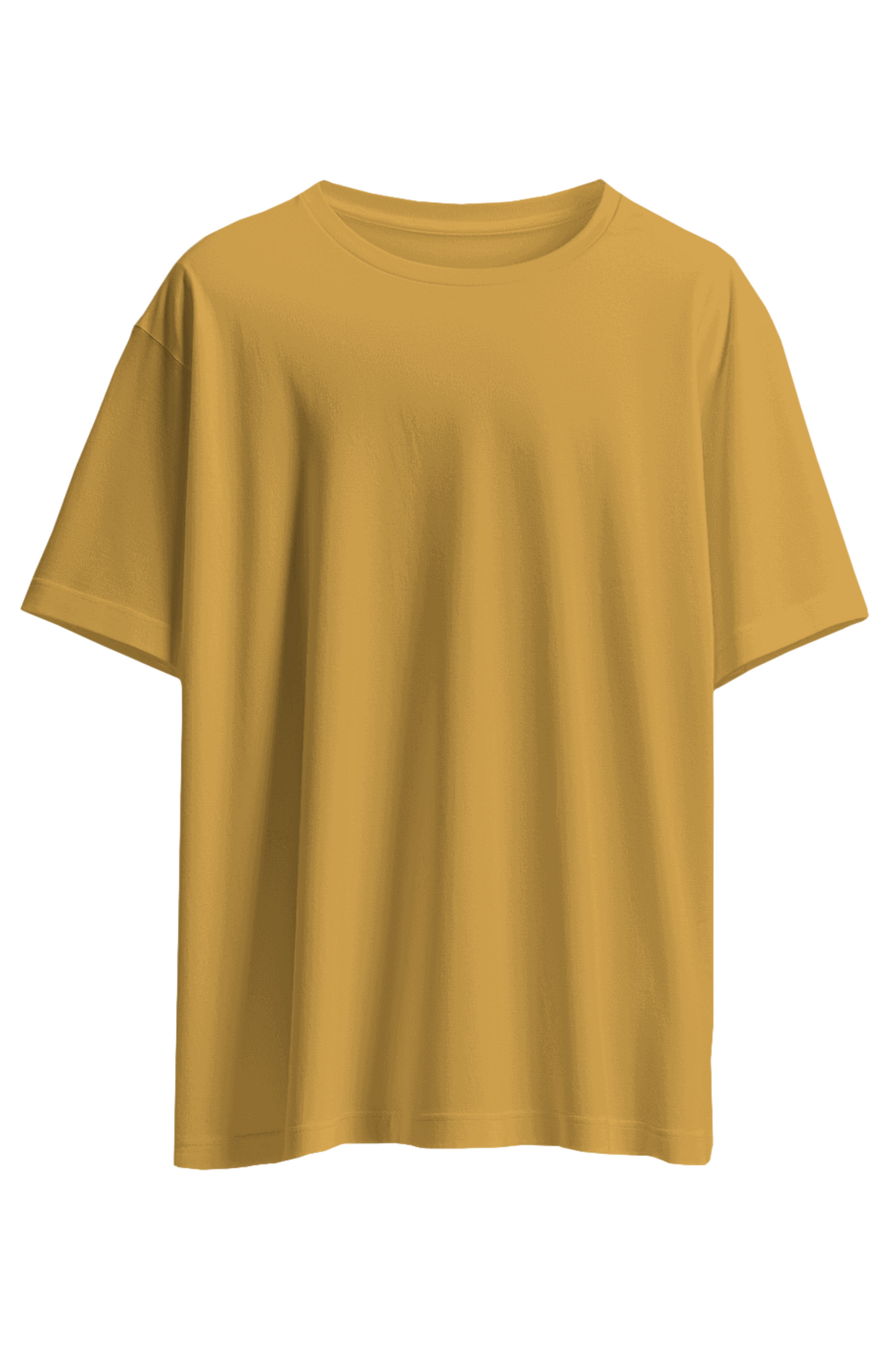 Golden Horizon Mustard Yellow Oversized T-Shirt