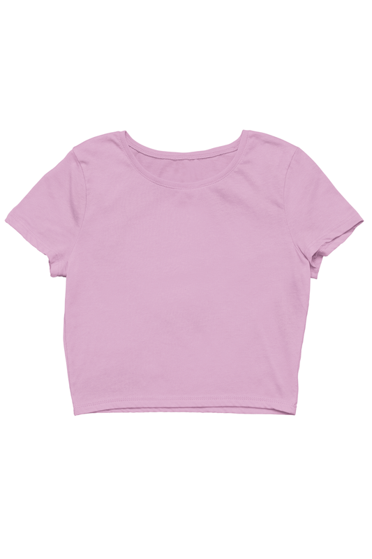 Rose Glow Baby Pink Crop Top