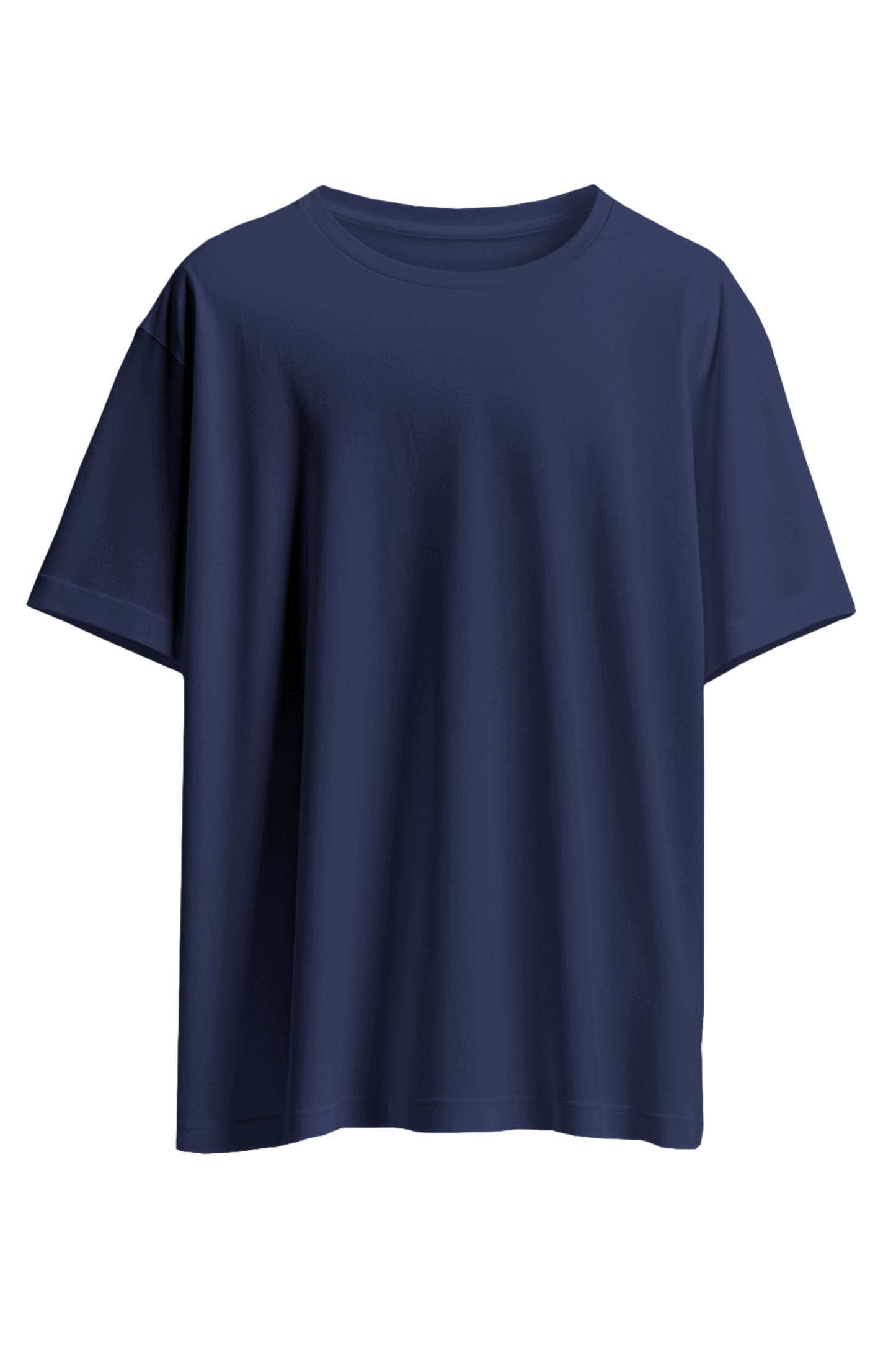 Midnight Tide Navy Blue Oversized T-Shirt