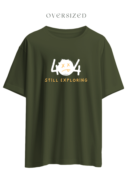 404 Still Exploring Oversized T-Shirt