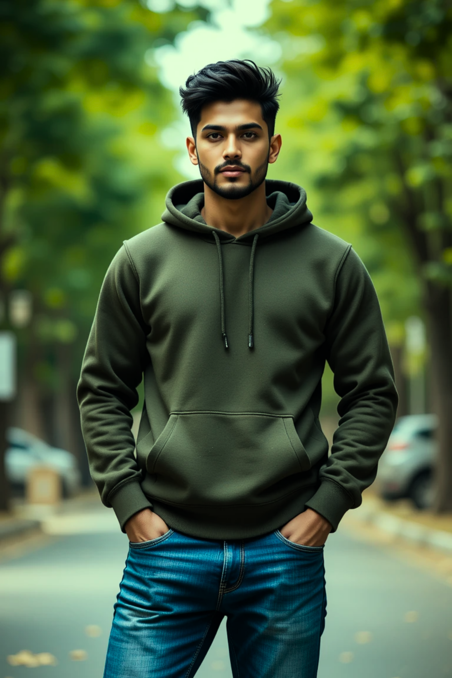 Harvest Olive Green Hoodie