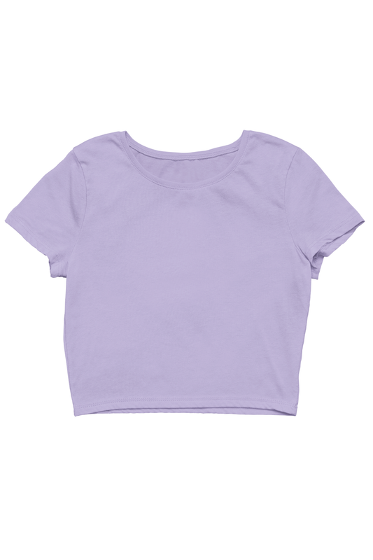 Lilac Bloom Lavender Crop Top