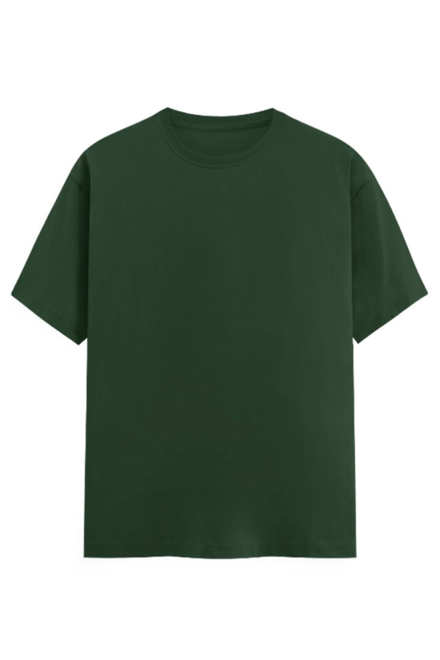 Forest Deep Bottle Green Plus Size T-Shirt