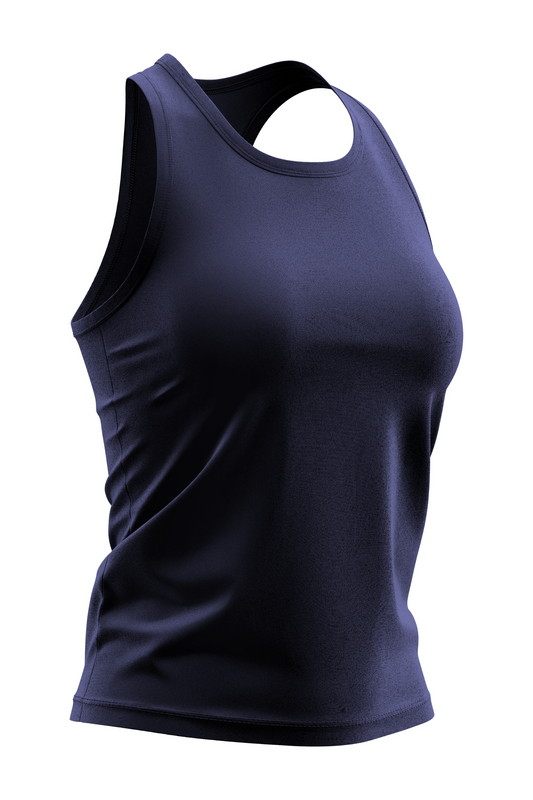 Navy Blue Escape Tank Top
