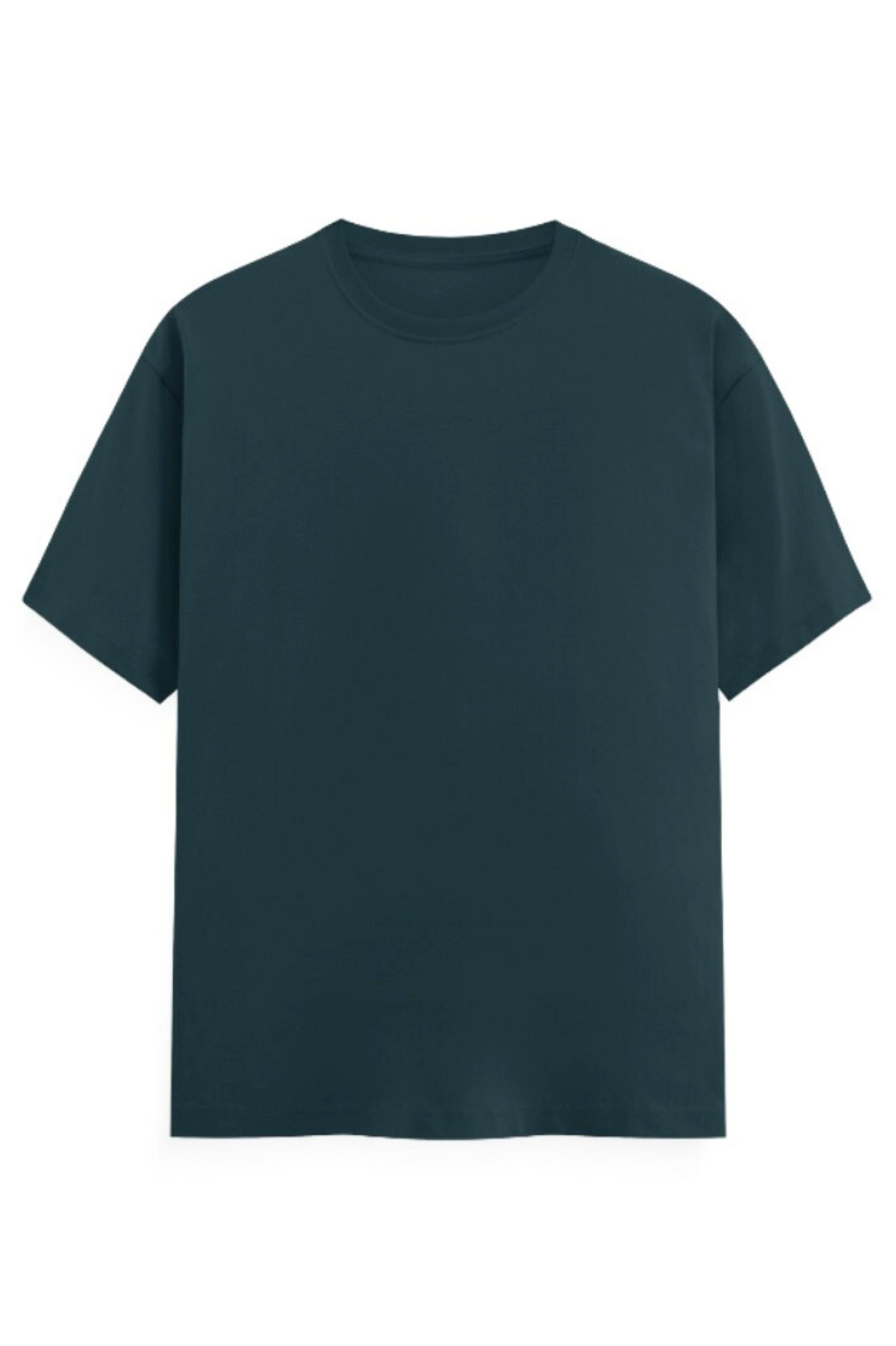 Ocean Depth Petrol Blue Plus Size T-Shirt