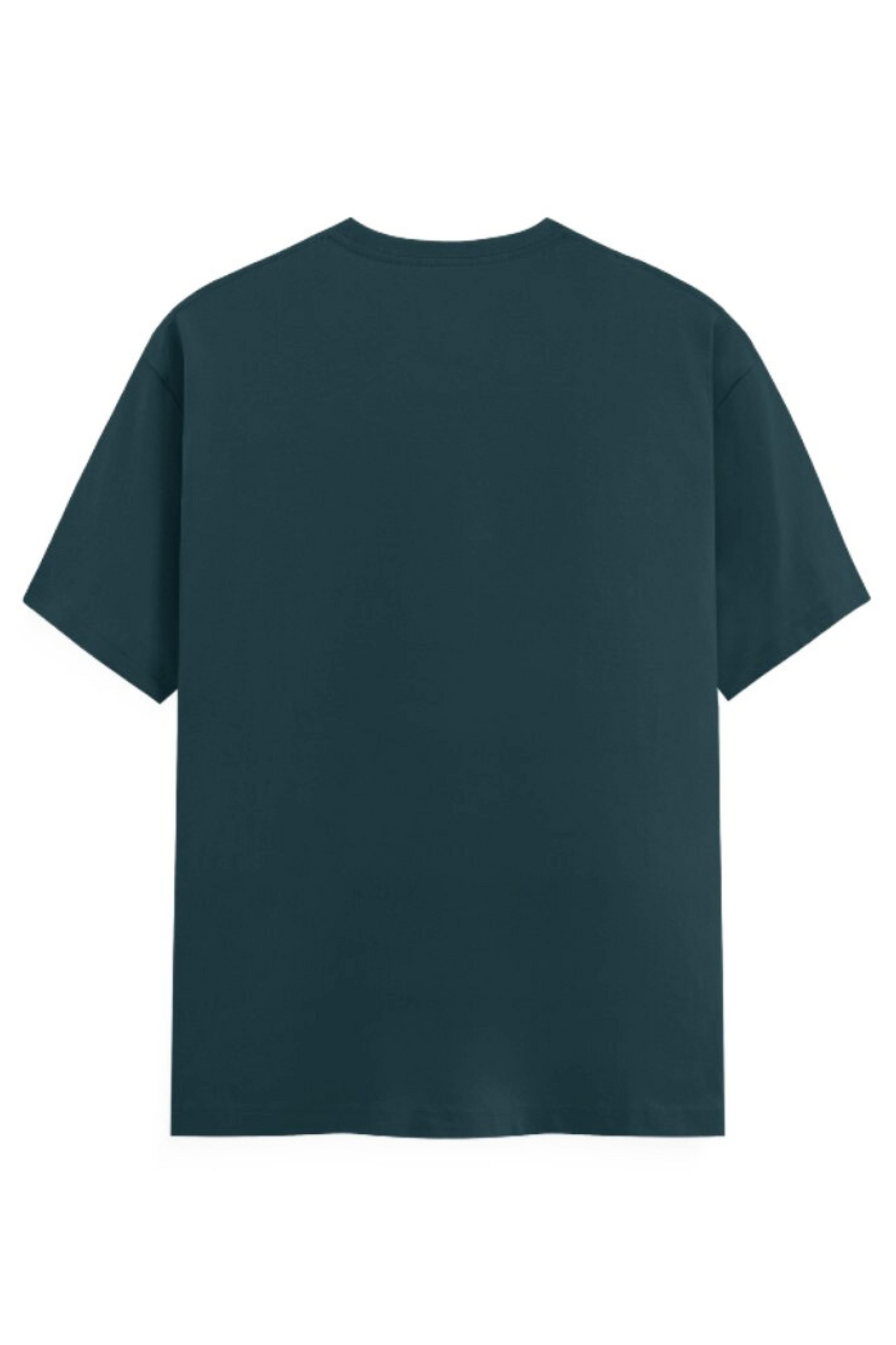 Ocean Depth Petrol Blue Plus Size T-Shirt