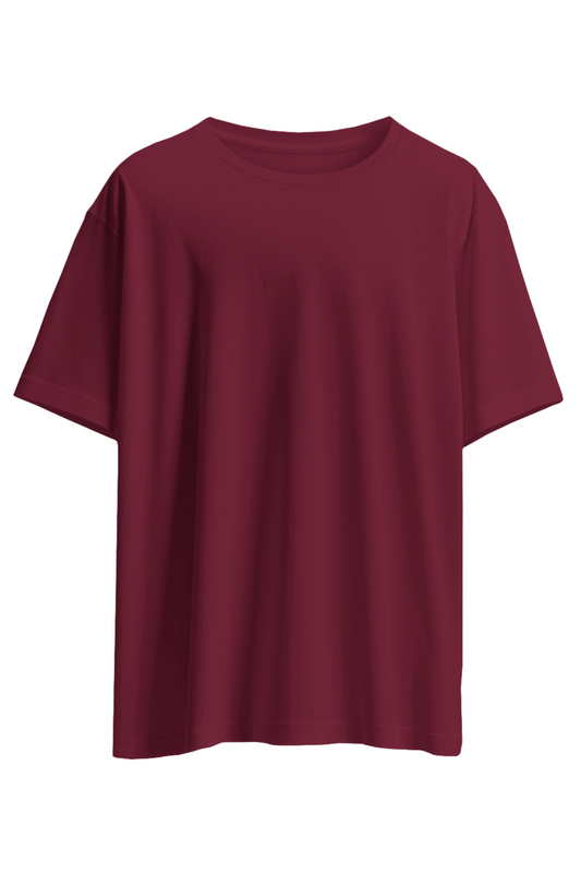 Wildwood Maroon Oversized T-Shirt