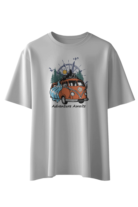 Adventure Awaits T-Shirt - The Khoj Store