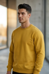 Amber Glow Mustard Yellow Sweatshirt