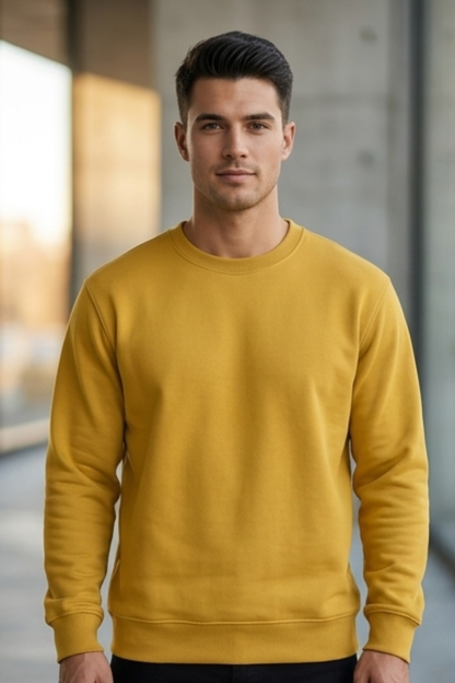 Amber Glow Mustard Yellow Sweatshirt