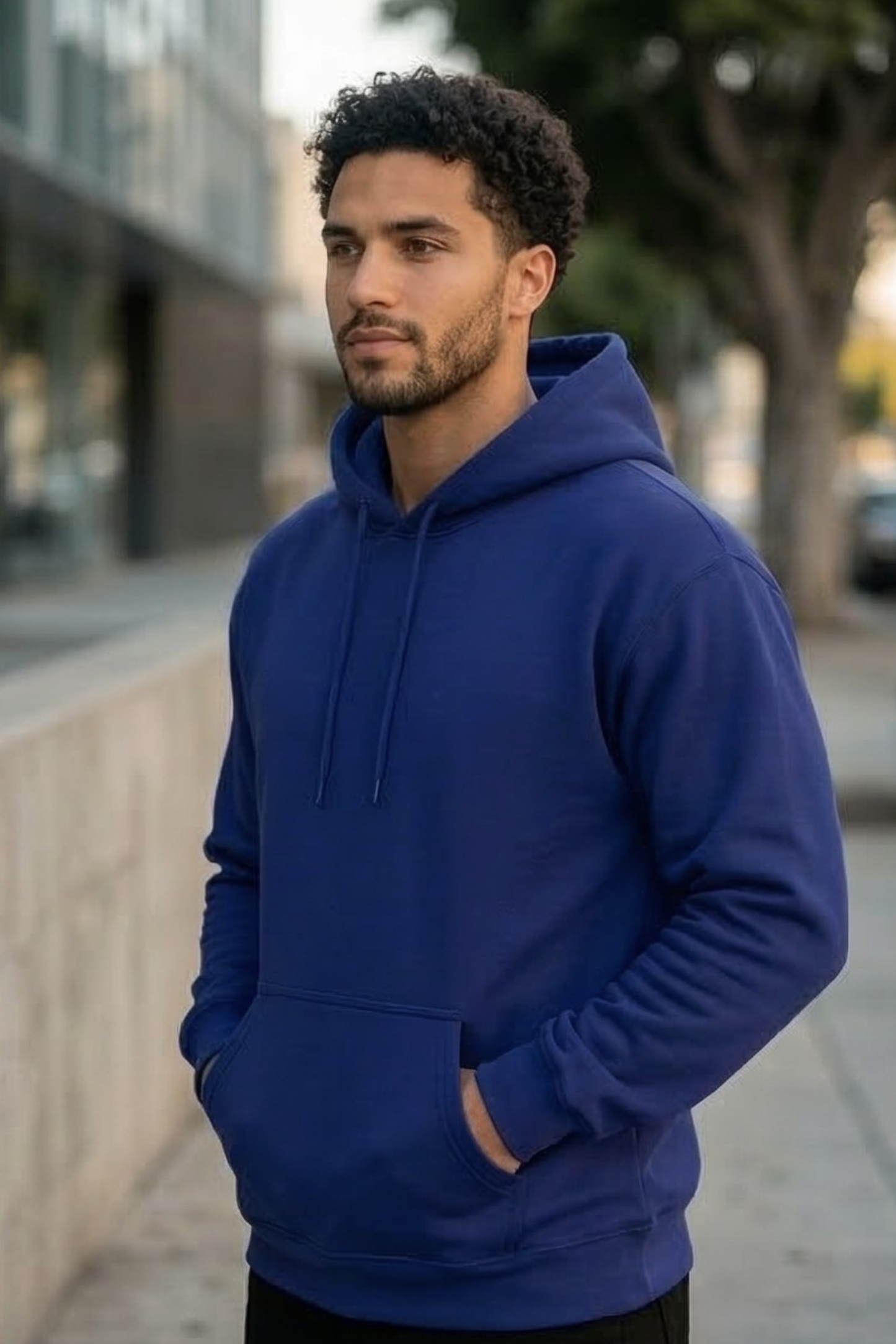 Azure Crest Royal Blue Hoodie