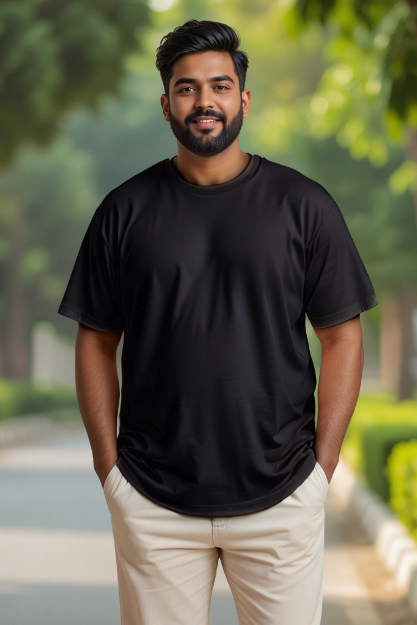 Eclipse Black Plus Size T-Shirt