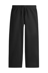 Black Terry Cotton Sweatpants