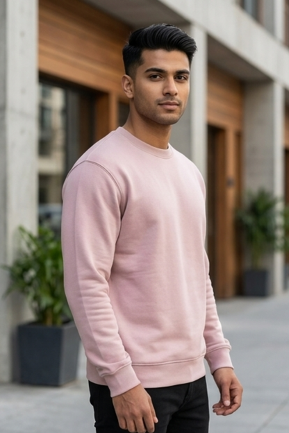 Blush Breeze Light Baby Pink Sweatshirt