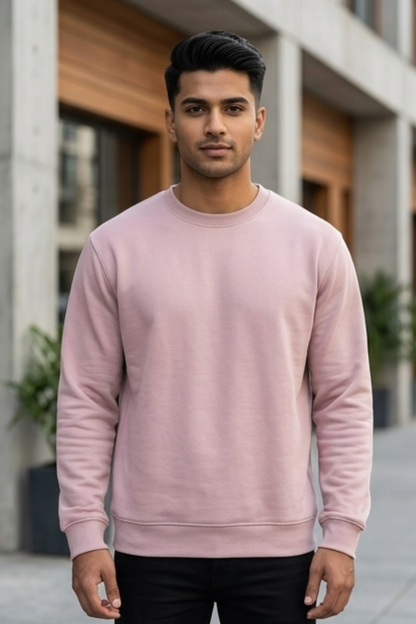 Blush Breeze Light Baby Pink Sweatshirt