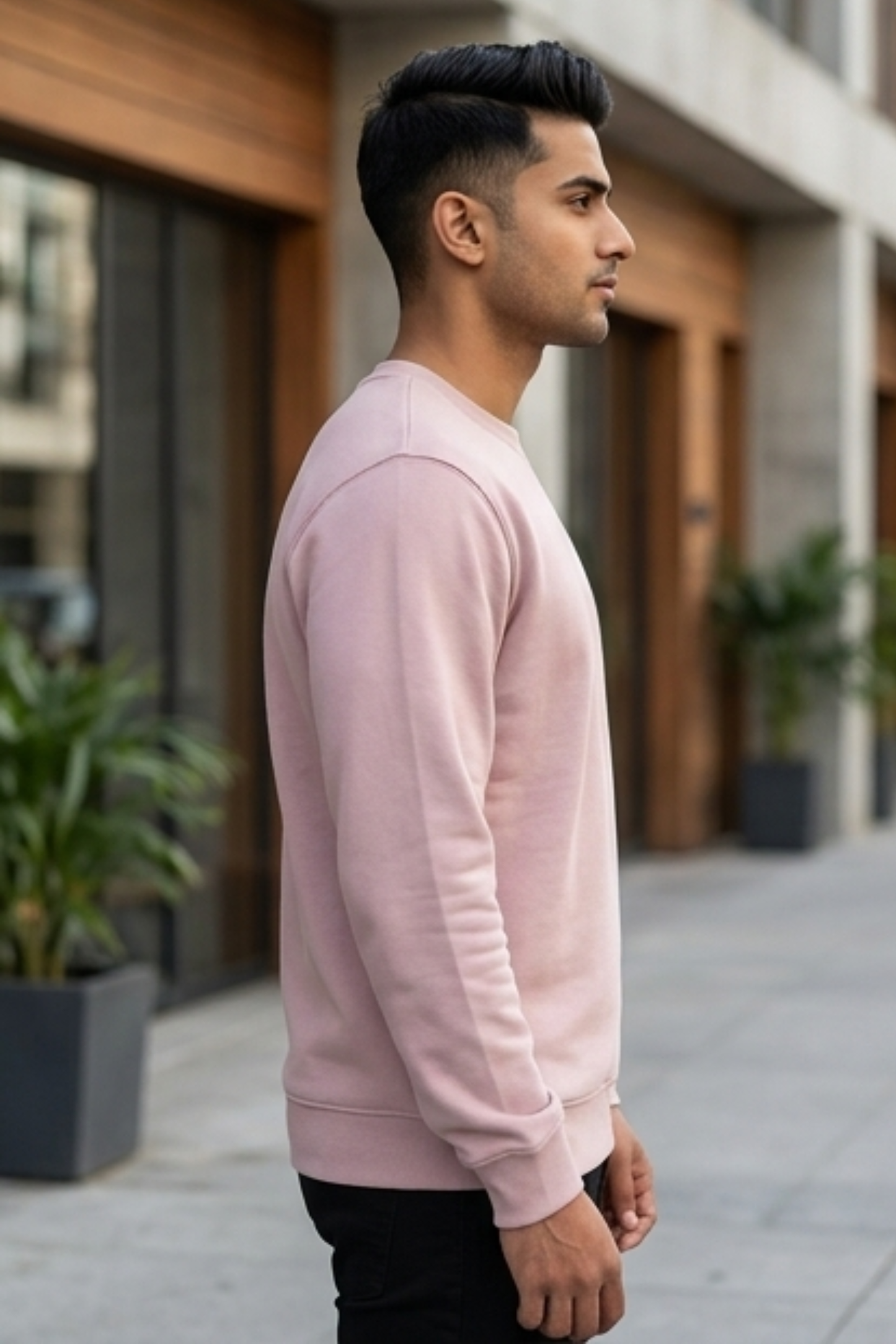 Blush Breeze Light Baby Pink Sweatshirt