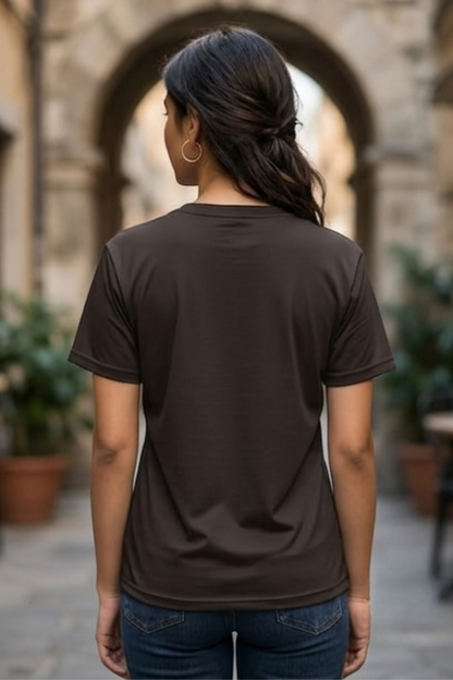 Brewed Earth Coffee Brown Women's T-Shirt