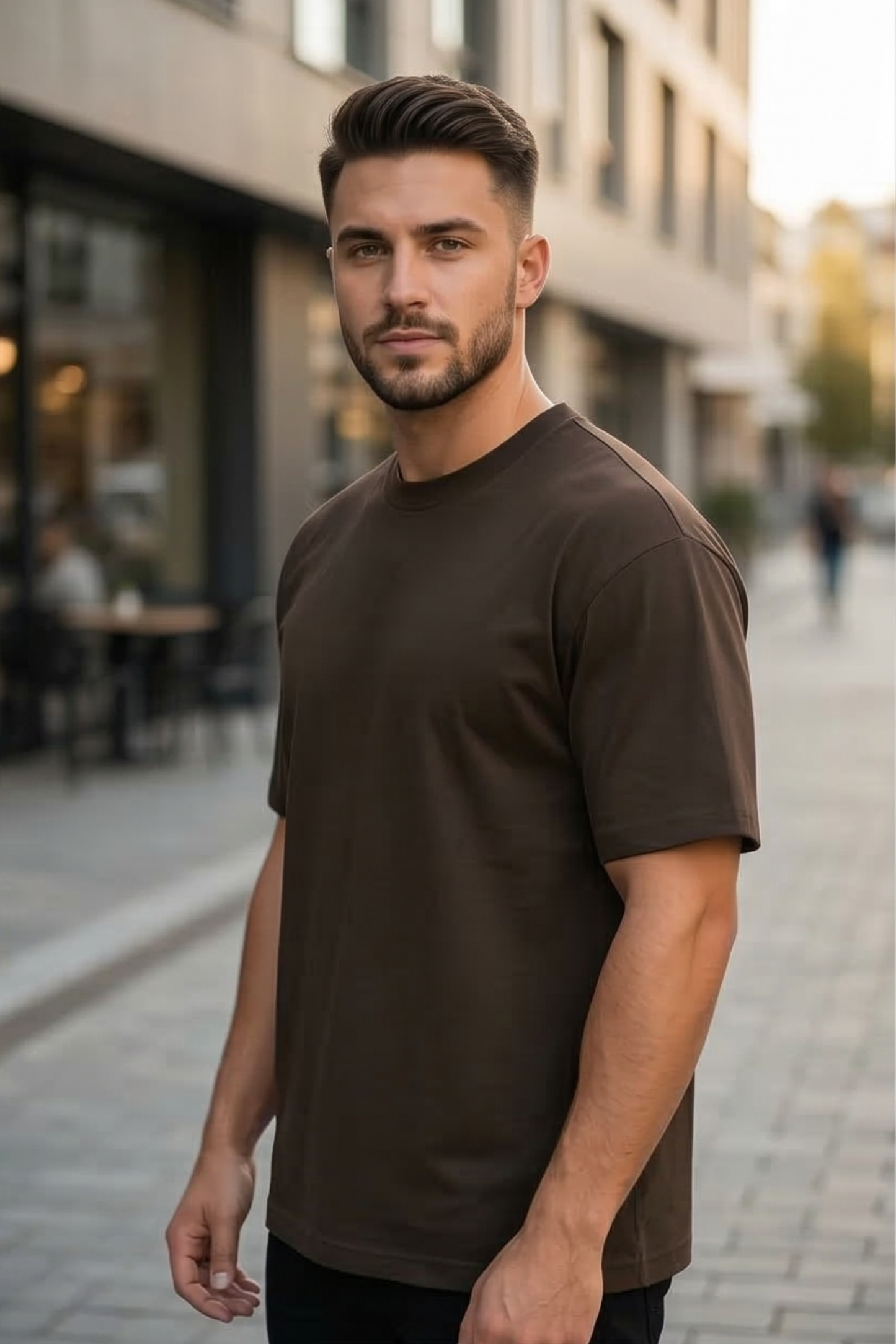 Brewed Earth Coffee Brown T-Shirt
