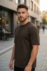 Brewed Earth Coffee Brown T-Shirt