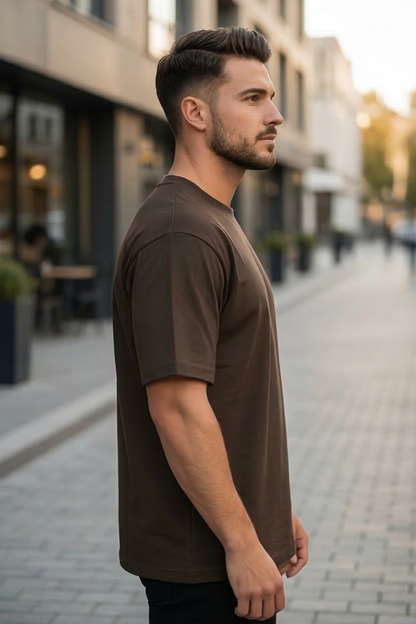 Brewed Earth Coffee Brown T-Shirt