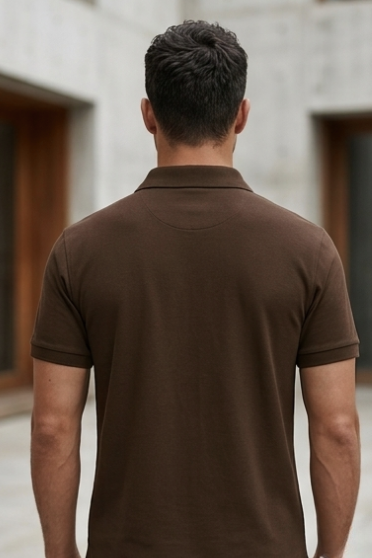 Brewed Reserve Coffee Brown Polo