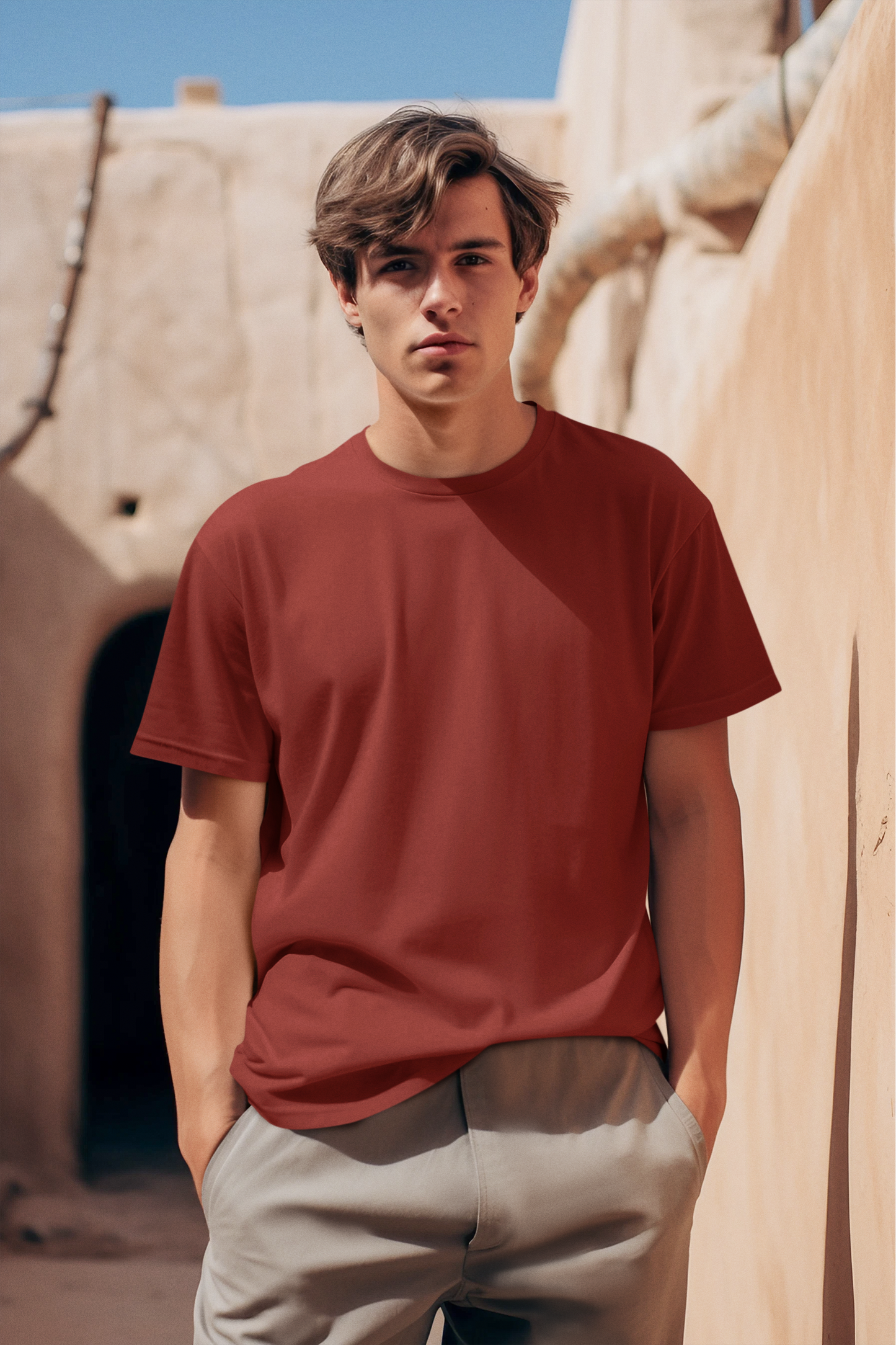 Terracotta Trail Brick Red T-Shirt