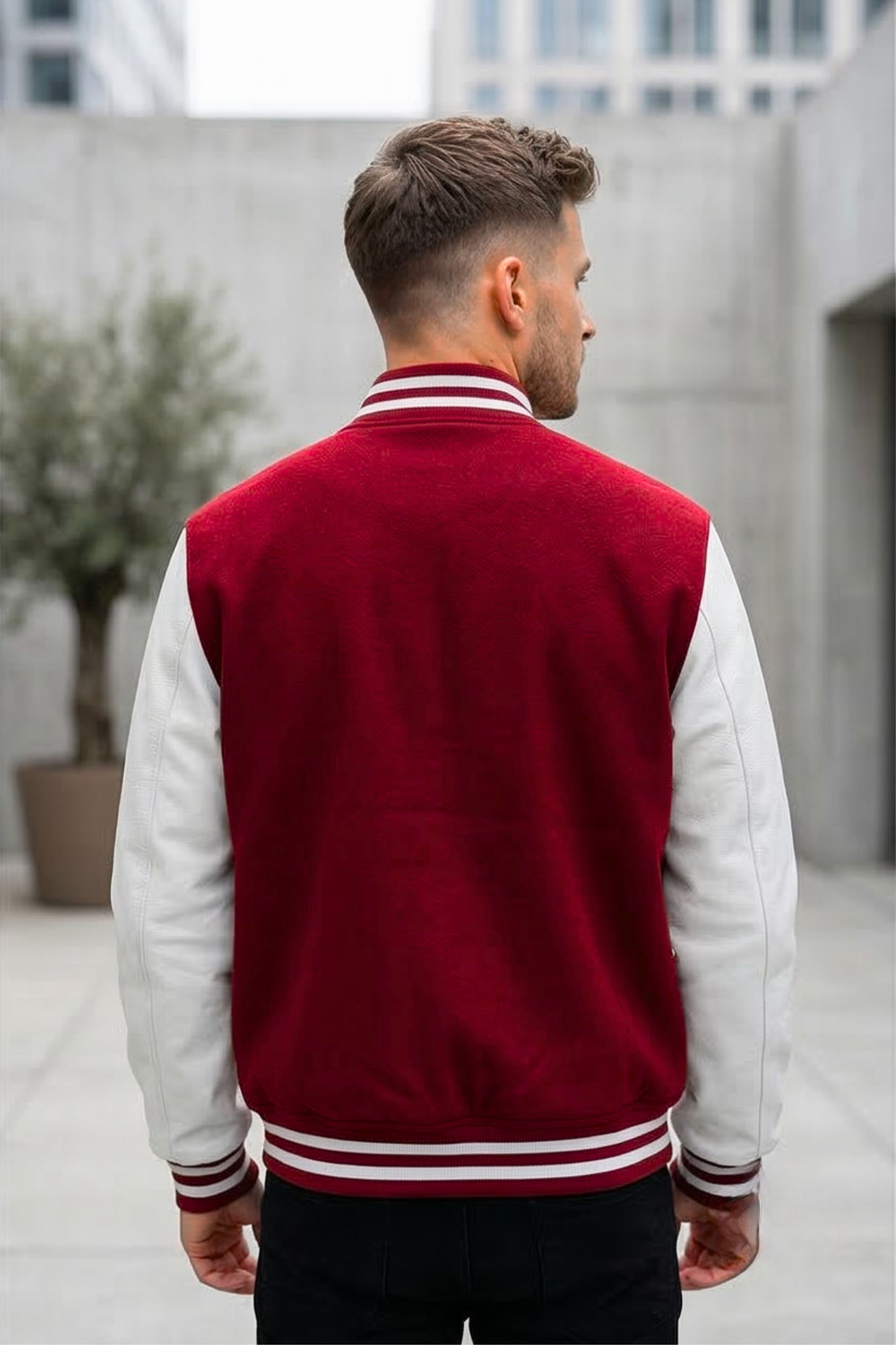Classic Red Varsity Jacket