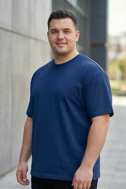 Cobalt Rush Royal Blue Plus Size T-Shirt