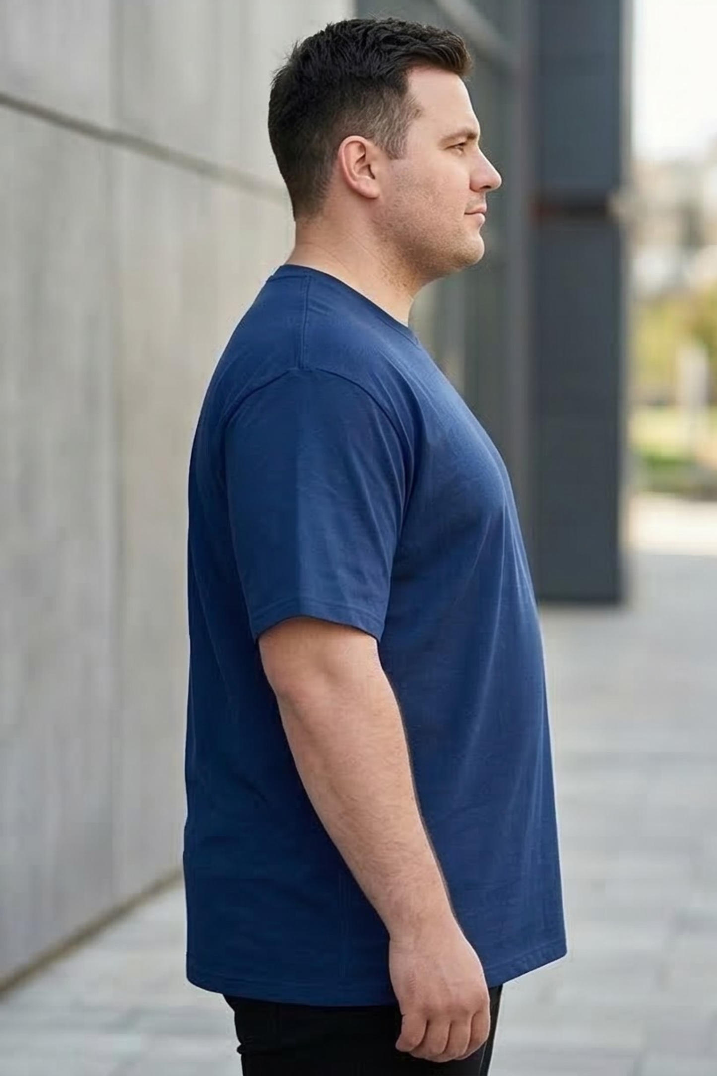 Cobalt Rush Royal Blue Plus Size T-Shirt