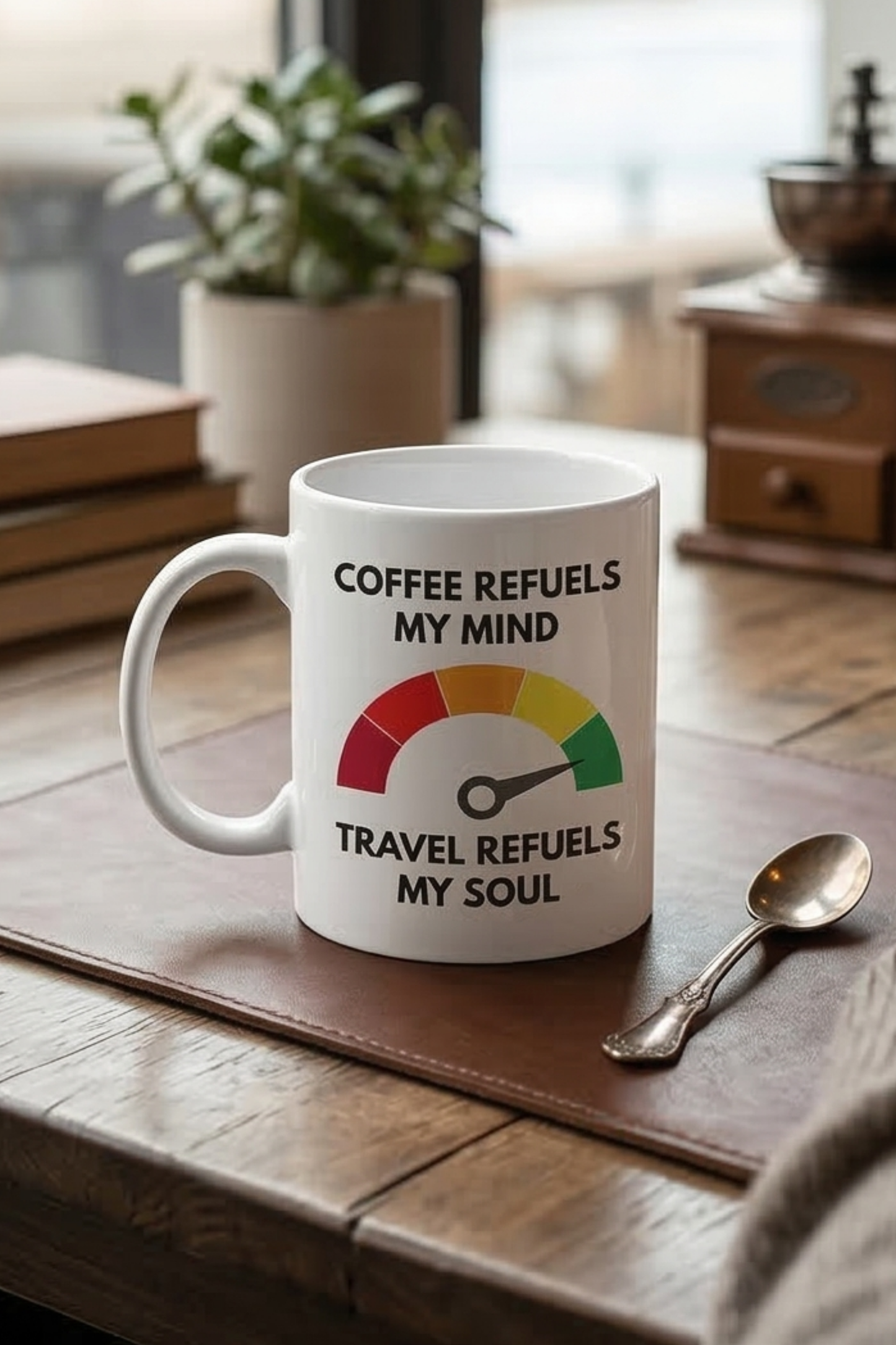 Coffee Refuels My Mind, Travel Refuels My Soul