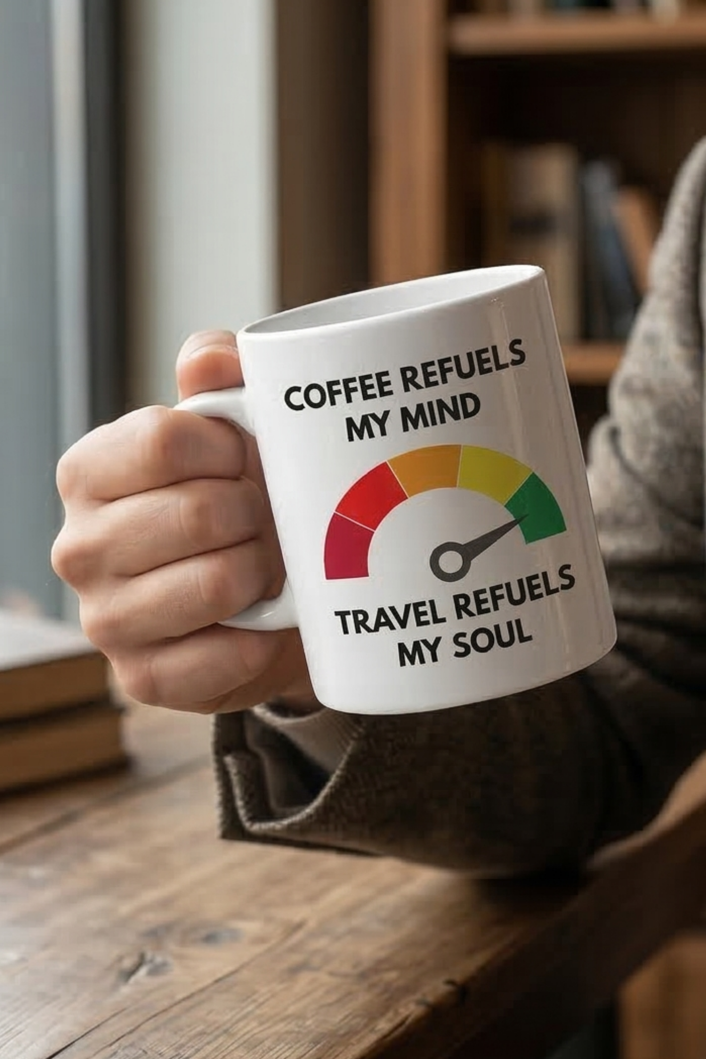 Coffee Refuels My Mind, Travel Refuels My Soul