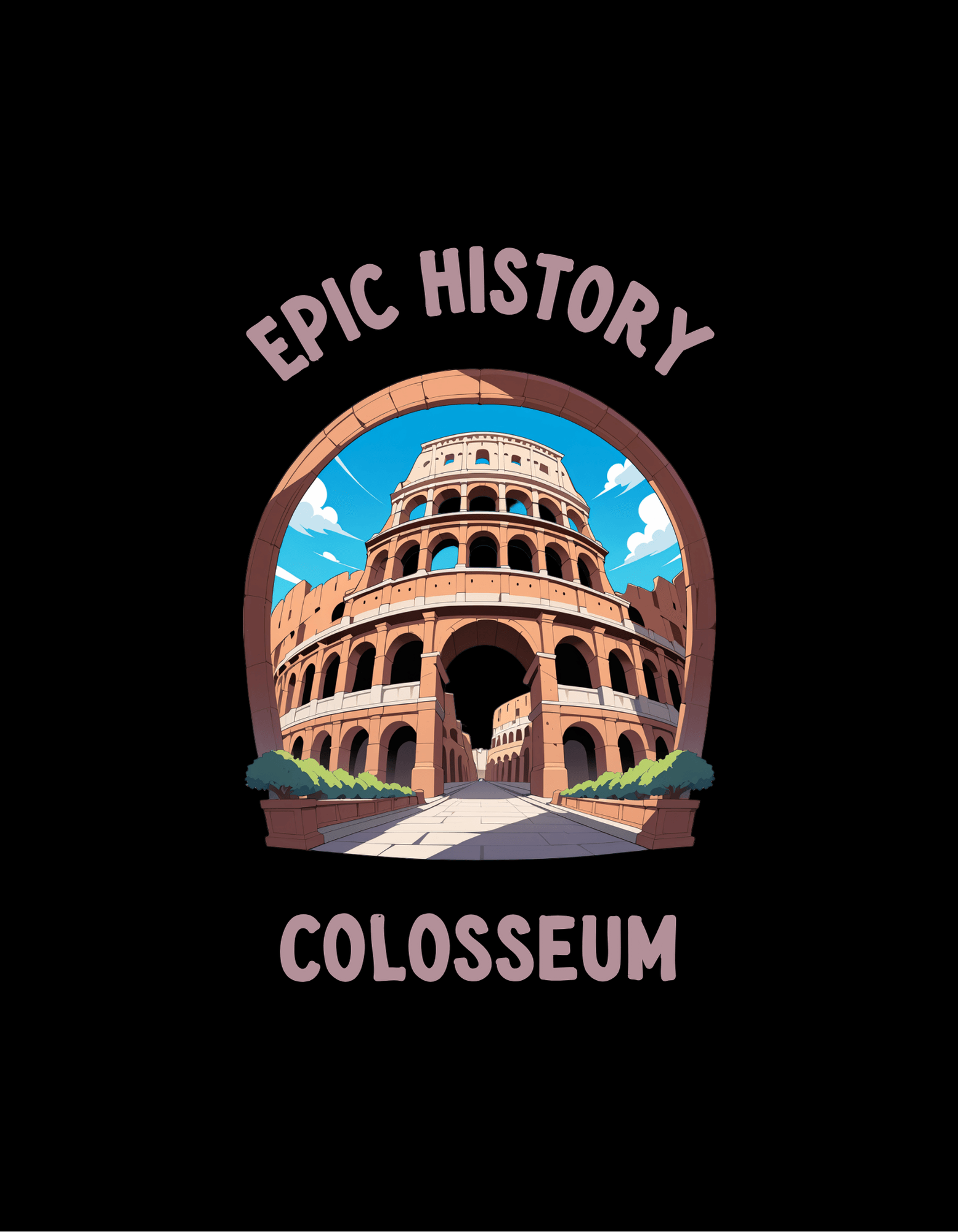 Epic History: Colosseum T-Shirt - The Khoj Store