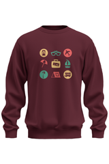 Travel Icons Sweatshirt