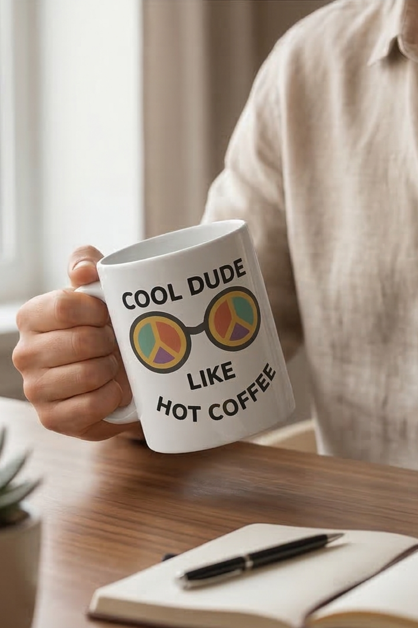 Cool Dude Like Hot Coffee