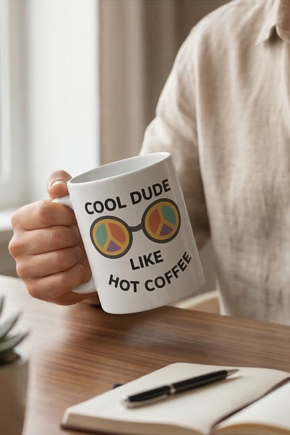 Cool Dude Like Hot Coffee